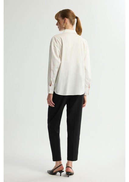 Nakışlı Gömlek Kemik 130L9280006 indirimleri