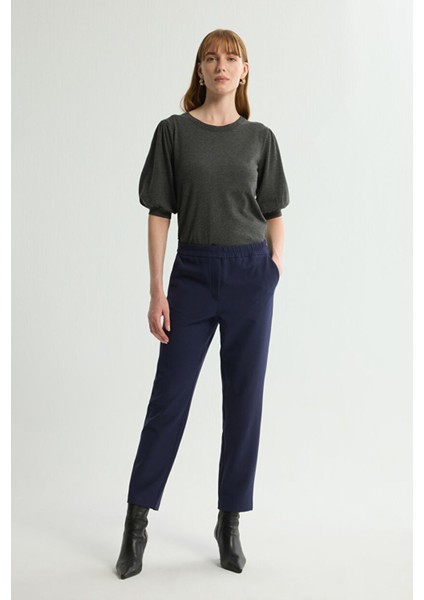 Beli Lastikli Pantolon Lacivert 153L7999007