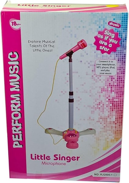 E Toys Ayaklı Sesli Mikrofon