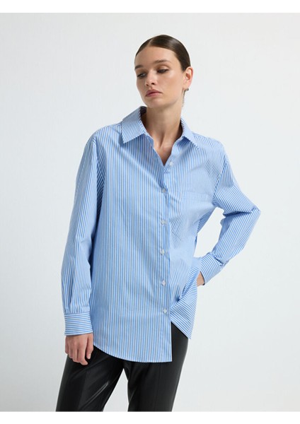 Uzun Kollu Gömlek C.mavi 13045802000 fırsatları