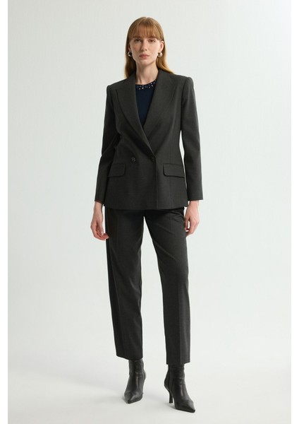 Kruvaze Gabardin Ceket Antrasit 119L9714000 modelleri