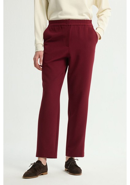 Beli Lastikli Pantolon Bordo 153L7999007 fiyatları