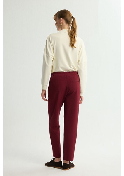 Beli Lastikli Pantolon Bordo 153L7999007 indirimleri