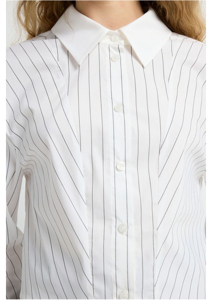Çizgili Gömlek C.beyaz 13045798000 fiyatları