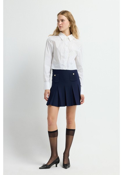 Çizgili Gömlek C.beyaz 13045798000 modelleri