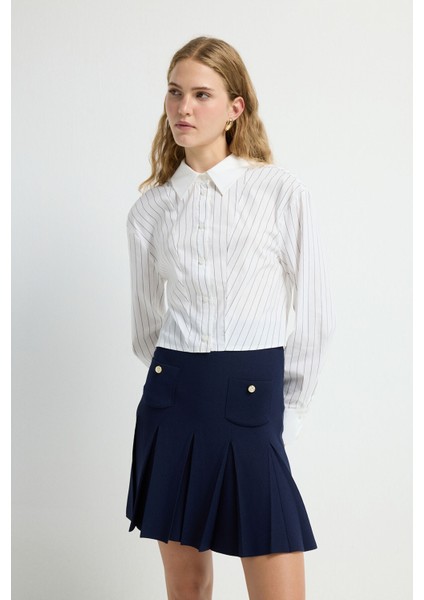 Çizgili Gömlek C.beyaz 13045798000 fırsatları