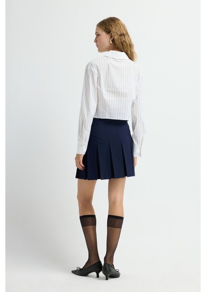 Çizgili Gömlek C.beyaz 13045798000 indirimleri