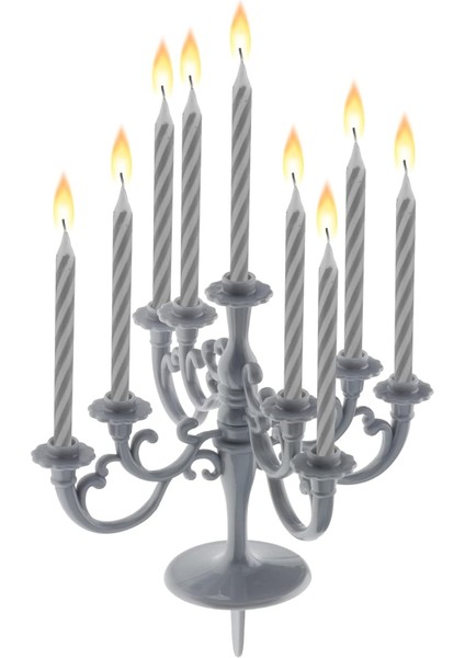 - Pasta Mumluğu, Ø 13,5 Cm, Plastik, Pasta Dekorasyonu, 9 Çaydanlık Mumu Teslimat Kapsamına Dahildir, Gıda Maddelerine Uygun