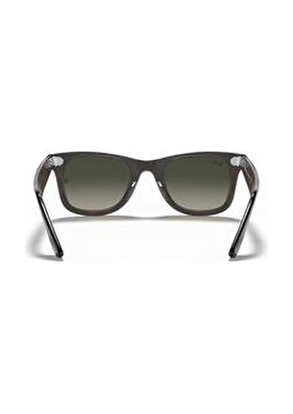 Unisex Güneş Gözlüğü 50 mm Gri Degrade Cam Siyah Çerçeve ile Şık Tasarım modelleri