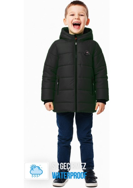 İçi Kürklü Su ve Rüzgar Geçirmez Erkek Çocuk Mont fırsatları