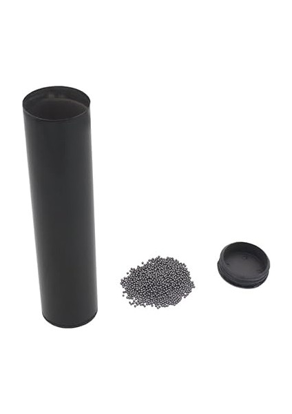 Profesyonel Paslanmaz Çelik Silindir Kum Shaker Ritim Müzik Aletleri Metal El Perküsyon Siyah fırsatları