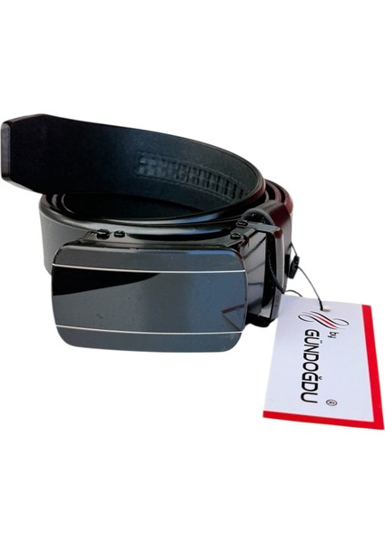 Siyah Otomatik Ayarlanabilen Kapaklı Toka Taktik Kemer