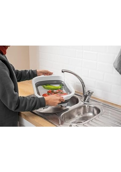 Katlanabilir Kesim Panosu ve Sebze Yıkama Kabı, Akordiyon Katlanabilir Kesim Panosu ve Sebze Yıkama indirimleri