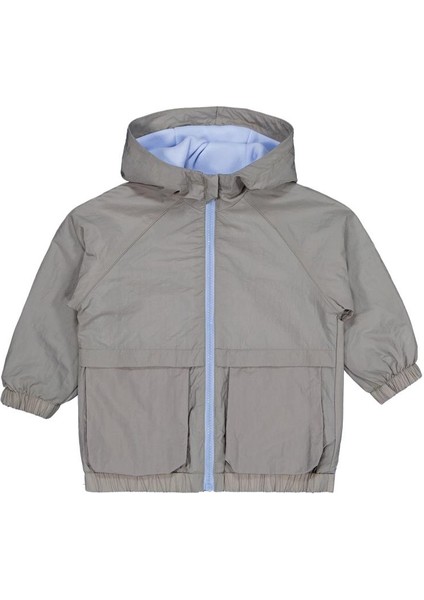 Ready Baskılı Torba Cepli 2-5 Yaş Yağmurluk - Haki 4-5 Yaş
