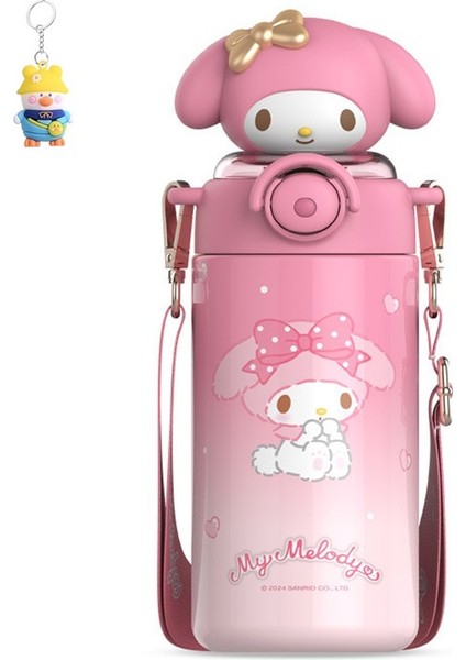 Snoopy Stitch Çocuk Termos Bardağı Okul Özel Pipetli Su Bardağı 316 Bardak Erkek ve Kız Çocuklar Apple Gardener (Yurt Dışından)