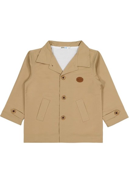 Armalı Trençkot 2-5 Yaş Ceket - Bej 4-5 Yaş