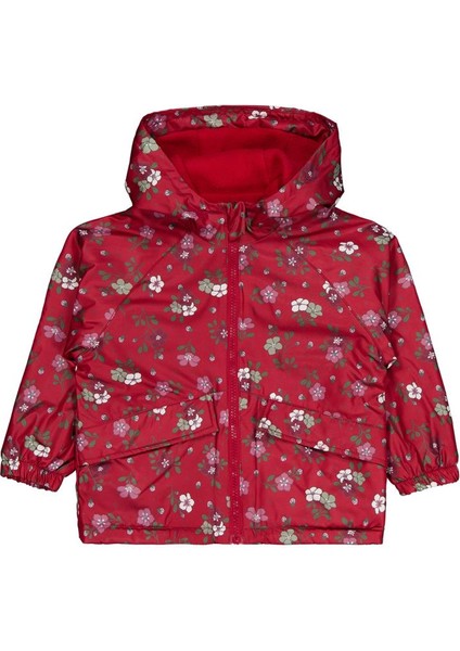Polarlı Çiçek Desenli 2-5 Yaş Yağmurluk modelleri