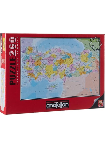 Puzzle - Türkiye Siyasi Haritası / 260 Parça Puzzle, #3269