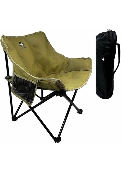 Sevenmoose Katlanır Taşıma Çantalı Içi Dolgulu Kamp Sandalyesi
