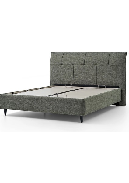 Solid Sandıklı Bazalı Karyola - 160 cm - Başlıksız fırsatları