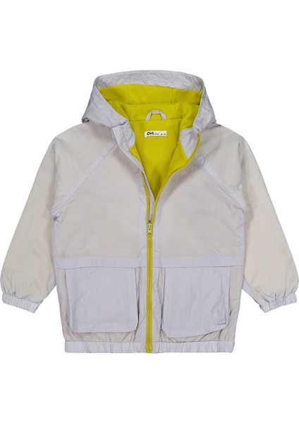 Ready Baskılı Torba Cepli 6-9 Yaş Yağmurluk - Gri 7-8 Yaş fiyatları