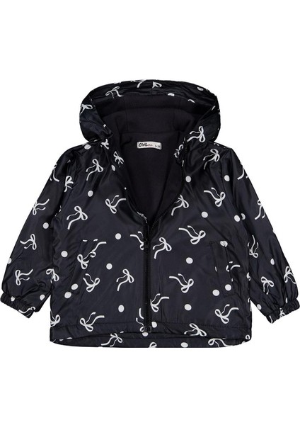 Polarlı Fiyonk Baskılı 2-5 Yaş Yağmurluk