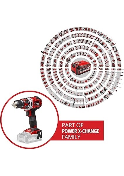 Professional Akülü Vidalama Tp-Cd 18/50 Li Bl Solo Power X-Change (18 V, Kömürsüz, 50 Nm, 13 mm Mandren, 2 Vites, 20 Tork Ayarı, Akü Dahil Değildir) - 4513887 fiyatları