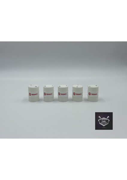 1:24 Ölçek Beyaz Yağ Varili 5’li Set – Diorama Model Araba Aksesuarı – Garaj ve Servis Dekoru fırsatları