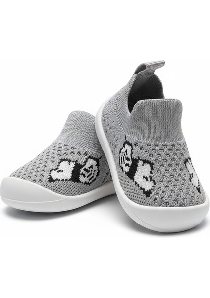 Fitifitibebe Bebek Ilk Adım Örgü Ayakkabı Nefes Alabilir Kaymaz Tabanlı Ortopedik Yumuşak Renkli Patik Çocuk Kreş