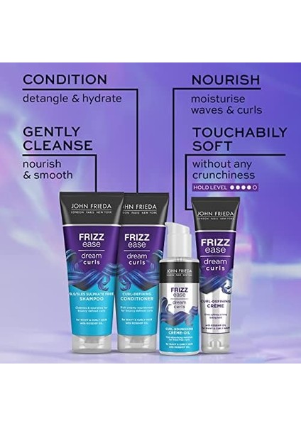 John Frieda Dream Curls Cream Bukle Belirginleştirici Yağlı Krem modelleri