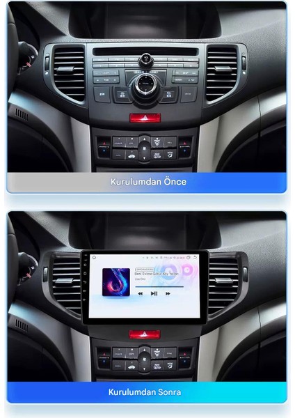 Honda Accord & Spector Özel 9" 8gb Ram 128GB Depolama, Wi-Fi & Carplay Destekli, Kamera Dahil Multimedya Navigasyon Sistemi fırsatları