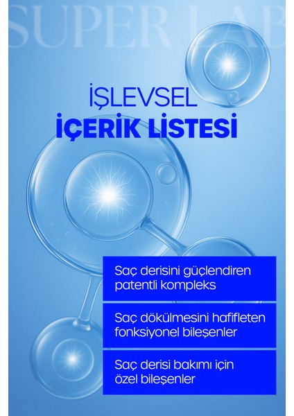 Super Lab Şampuan, Dökülme Karşıtı, Piroctone Olamin, Amino Acid, 3 Miracell Complex 1000 ml fırsatları