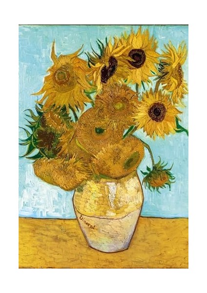 - 1000 Parça Museum Yetişkin Puzzle - Van Gogh “sun ” modelleri