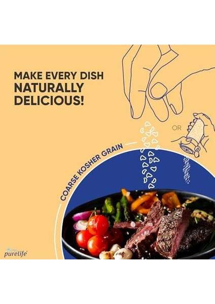 Purelife Himalaya Tuzu - Granül Kristal Kaya Tuzu Beyaz - 500 gr modelleri