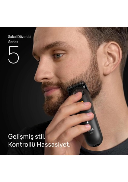 Sakal Düzeltici Series 5, +4 Aksesuar, 40 Uzunluk, Keskin Bıçak, BT5520 fiyatları