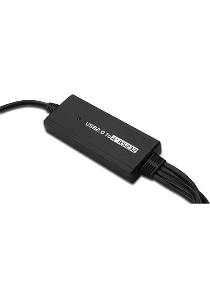 USB 4x Seri Adaptör - RS232 Dönüştürücü - USB 2.0 Tip A - 4x Dsub 9m - Ftdi Çip Seti - 1,5 M modelleri