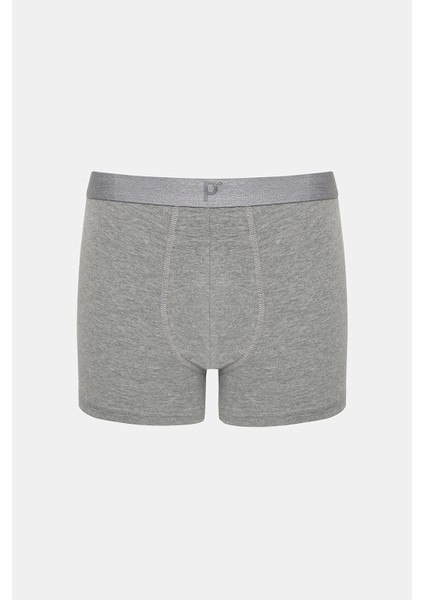 Erkek Burgundy 3lü Çok Renkli Boxer