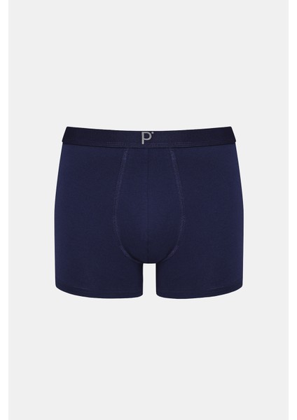 Erkek Burgundy 3lü Çok Renkli Boxer