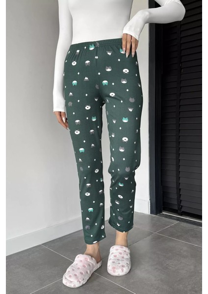 Kadın Baskılı Bel Lastikli Pijama Altı P-00019015 fiyatları