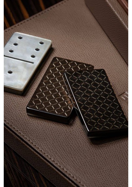 Dominoes Game Set HS808 Italyan El Yapımı Domino Seti fırsatları