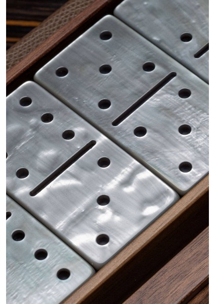 Dominoes Game Set HS808 Italyan El Yapımı Domino Seti indirimleri