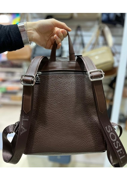 67-9013 Kadın Askılı Sırt Çanta-Kahverengi fırsatları