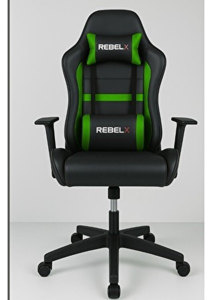 Tiger Oyuncu Koltuğu Deri Kaplama Sabit Kolçaklı 132 cm Yükseklik ile Rahat Kullanım