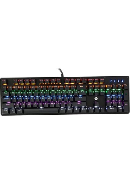 GK100F Mekanik Gaming Oyuncu Klavye Mavi Switch Ingilizce Q