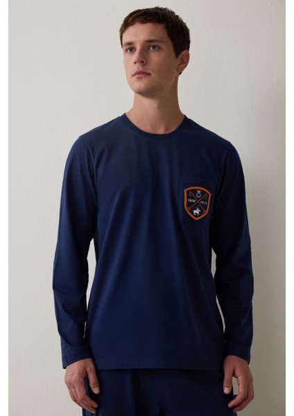 Horse Erkek Oversize Uzun Kollu Pijama Takımı