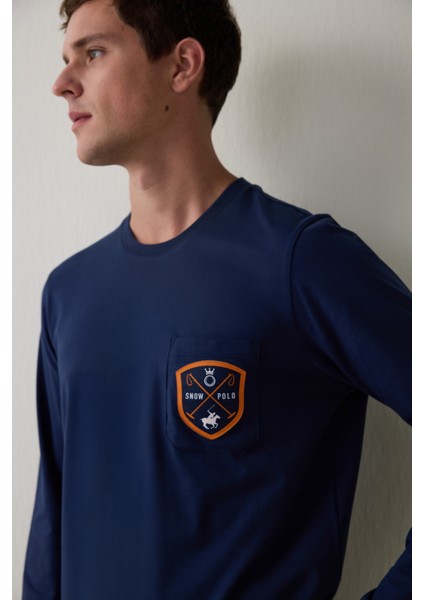 Horse Erkek Oversize Uzun Kollu Pijama Takımı