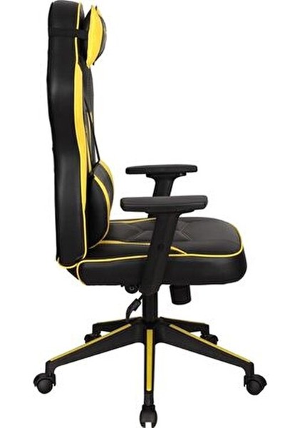 Vendetta Sarı Oyuncu Koltuğu Ayarlanabilir Yükseklik ve Konforlu Kullanım Özellikleri