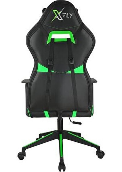 Oyuncu Koltuğu Yeşil Ergonomik Tasarım Yüksek Yoğunluklu Sünger ile Konforlu Destek