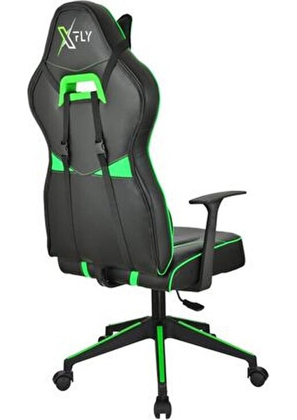 Oyuncu Koltuğu Yeşil Ergonomik Tasarım Yüksek Yoğunluklu Sünger ile Konforlu Destek