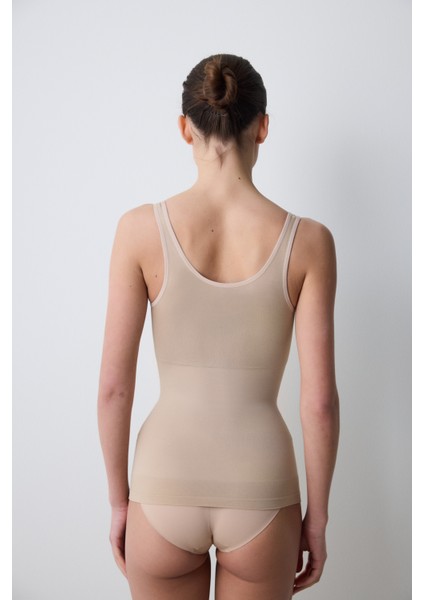 Dikişsiz Seamless Atlet Ten Rengi Korse